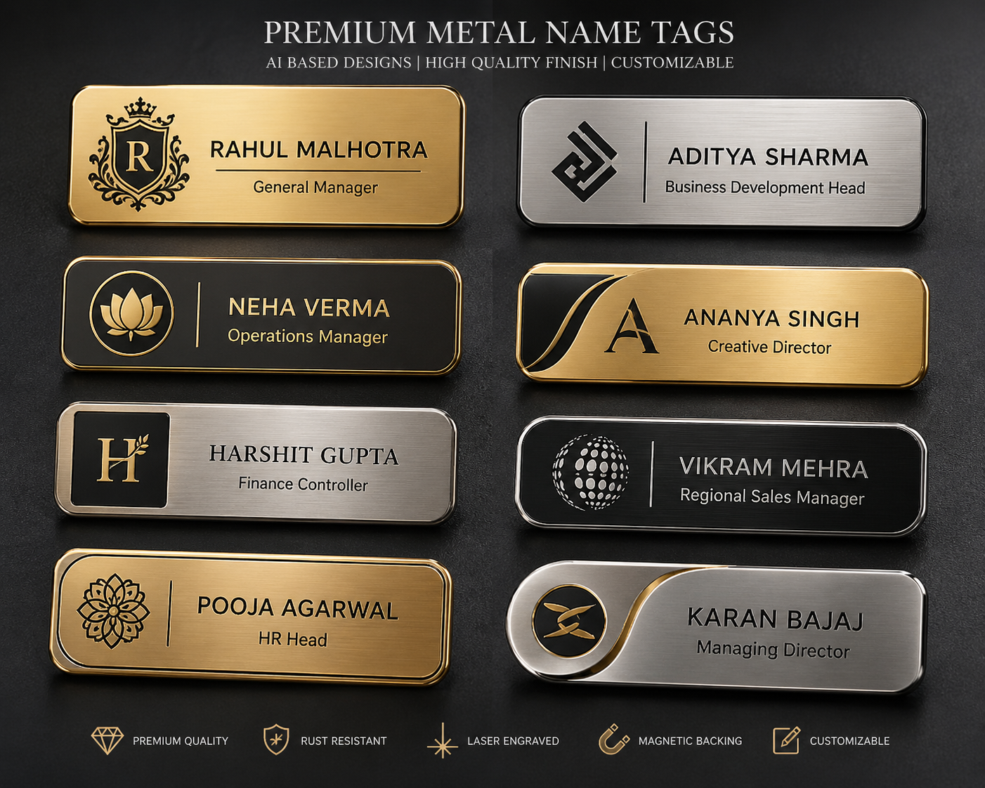 Metal Badges Manufacturer India